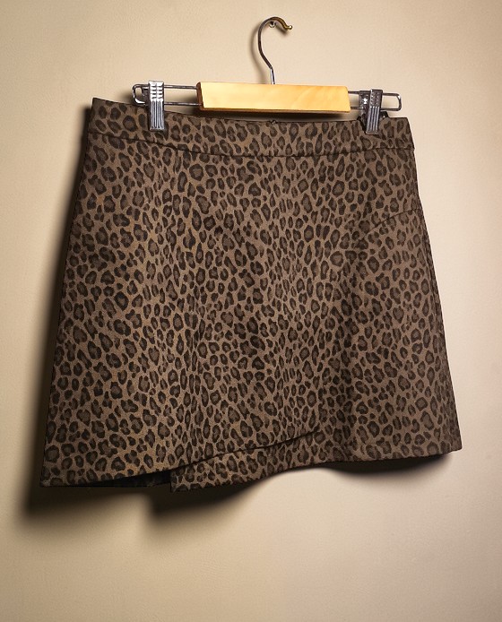 Leopard Animal Print Mini Skirt