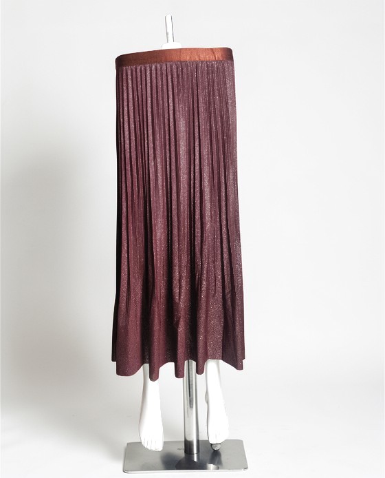 Shimmer Flared Long Skirt