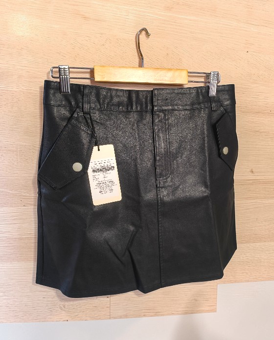Leather Mini Skirt